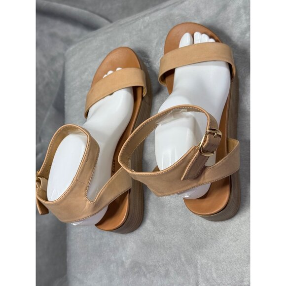 Coconuts by Matisse Sandals Women's Size 10M Tan Ankle Strap - Picture 5 of 16